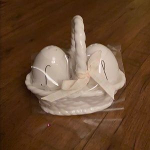 Rae dunn Easter basket salt and pepper shakers